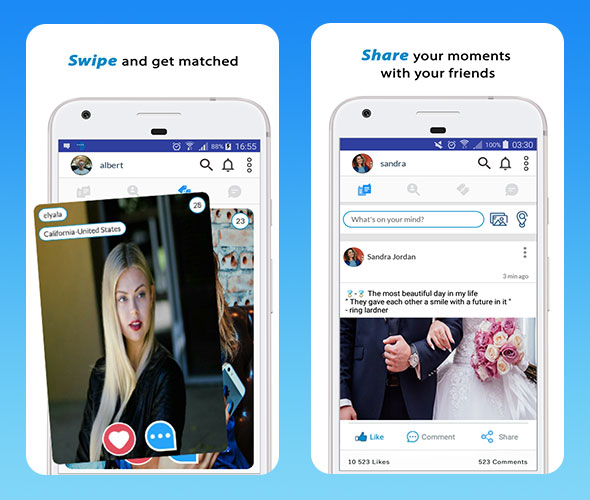 DateMe - Android Dating & Social Network App - 1